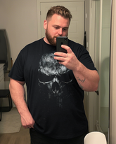 Skull Men's Plus Size Short Sleeve T-Shirt
